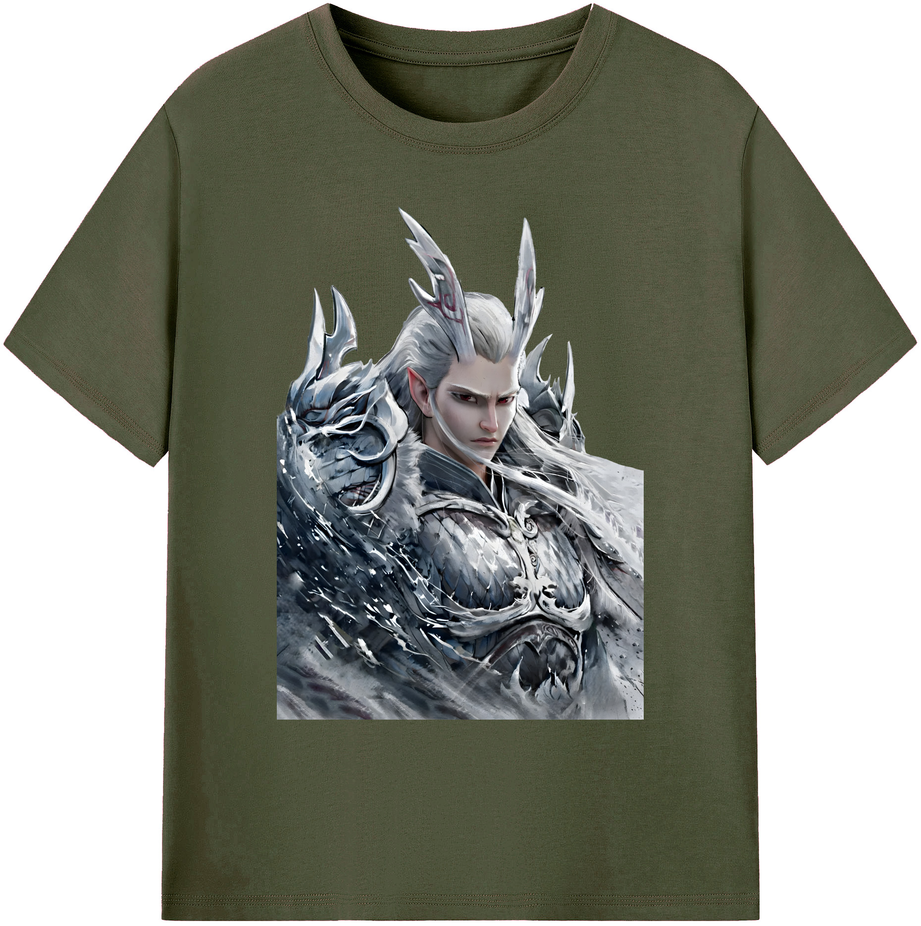 （画像用） Ne Zha 2 ナタ 魔童の大暴れ 綿100％ メンズ半袖Tシャツ｜肌触りやわらか＆通気性